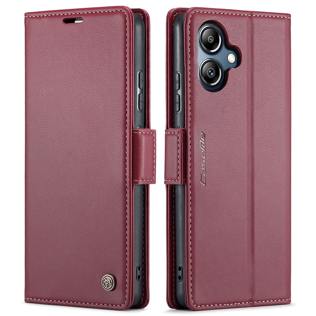 For Samsung Galaxy A07 4G/A06 4G/A06 5G Case CASEME 023 Series RFID Blocking Leather Wallet Stand Phone Cover