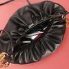 Same With 2021 New Handbag Shoulder Bag Thick Chain Fold Cloud Bag