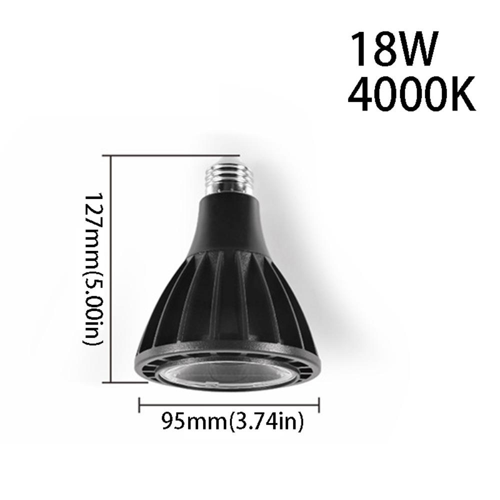 

Черный корпус Полноспектральный светодиодный светильник для выращивания Теплый белый Гидропонная лампа Гидропонная система 4000K