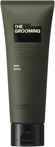 THE GROOMING Wash Facial Cleanser, 120g, Men s Beauty, Hinoki Scent, Shiseido Professional, Salon Exclusive