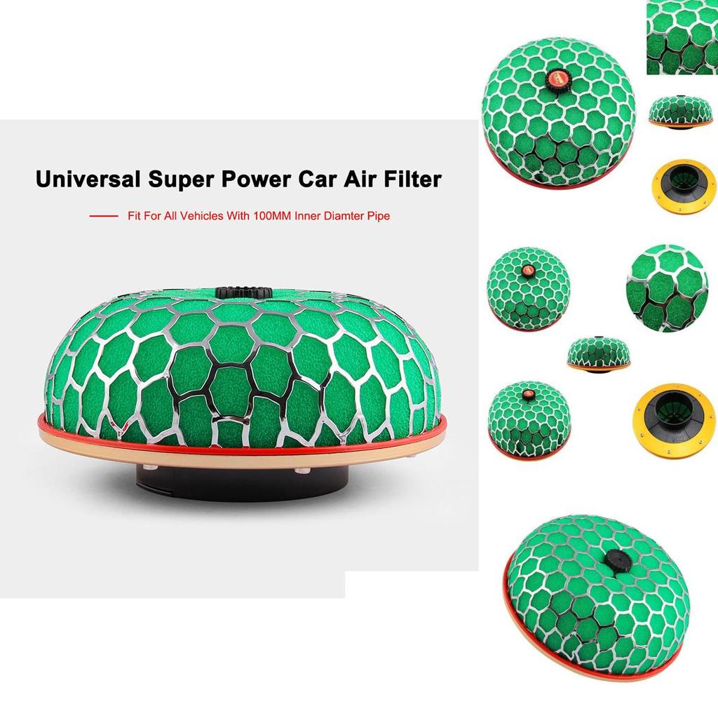 High Flow Car Intake Winter Mushroom Filter With Replaceable Sponge For Universal Vehicle Use