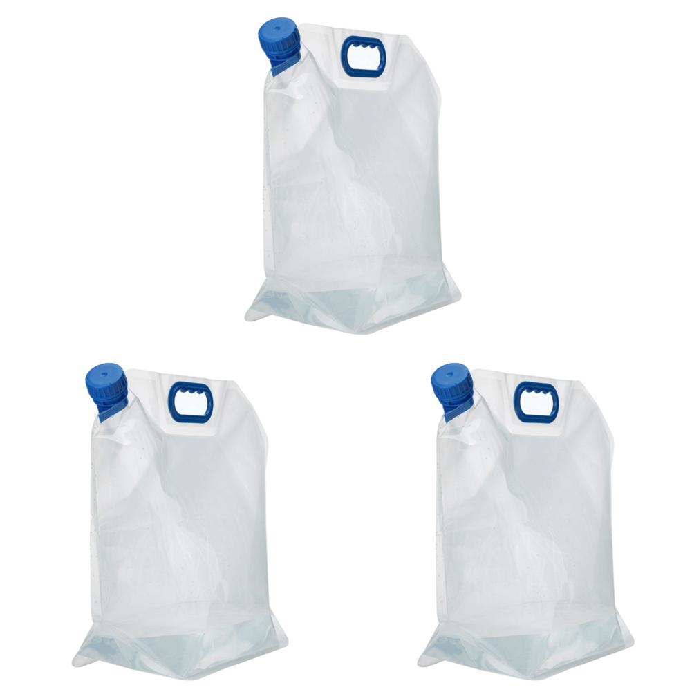 15L Collapsible Water Bottle Canteen with Handle Foldable Water Bottle Eco-Friendly Reusable Canteen for Biking Hiking Travel