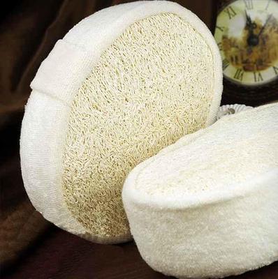 1 x gesunder natürlicher Luffa-Bade-Duschschwamm, Spa-Körperwäscher, Peeling-Pad