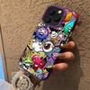 Graffiti Elf Apple 16 Phone Case 15promax Color Silver 14pro/13 Frosted 12/11/78/xs Anime