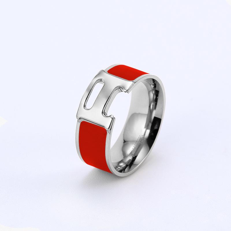 2025 Pierścionek z literą Nieblakujący Damski Pierścionek dla pary Modny Wszechstronny Bransoletka z literą