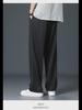 Men's Casual Ice Silk Quick-Dry Trousers - Lightweight, Straight, Loose Sports Pants for Spring/Summer