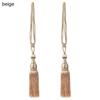 1 Pair Home Decor Large Modern Tassel Curtain Rope Holder Strap Tie Backs Braided Tiebacks