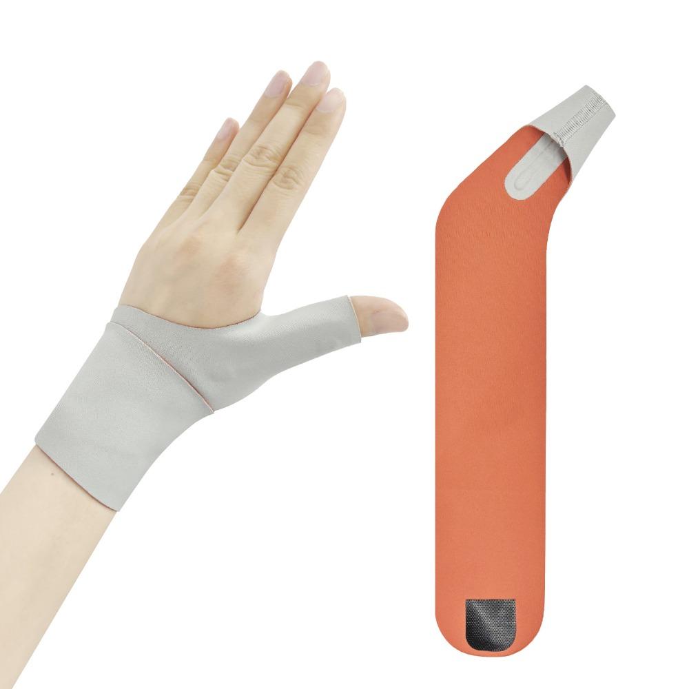 

Легкий бандаж для поддержки запястья большого пальца, эластичный бандаж для защиты запястья от тендинита, защитные повязки для запястья на открытом воздухе Gray Left Hand