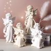 Nordic Praying Angel Resin Figurine - Cute Angel Girl Desktop and Foyer Decor