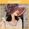 Wide Brim Sun Hat Polyester Uv Protection Hat For Summer Outdoor Wear Breathable Open Crown Hat
