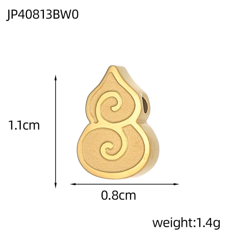 CARLIDANA Stainless Steel Waterproof sunflower Cross Heart Star Butterfly Pendants Gold Geometric Charm DIY Jewelry Accessories