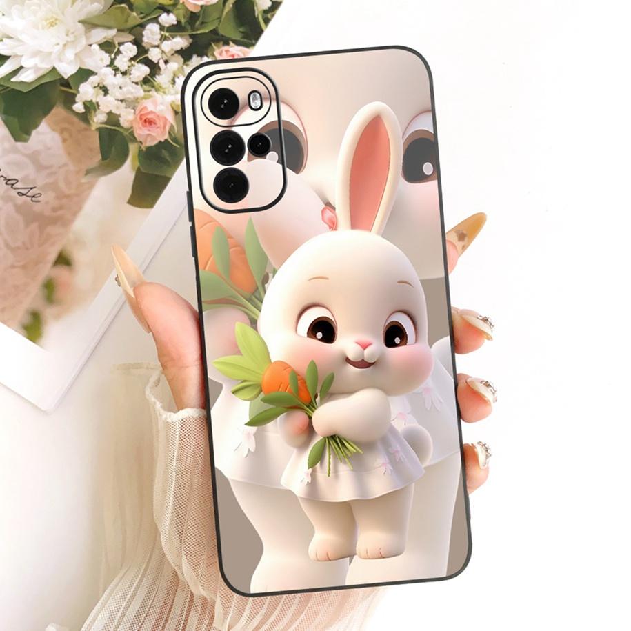 Für Motorola Moto G22 G32 G42 Hülle XT2231-1 XT2235-2 XT2235-2 Niedliche Katze Schmetterling Cartoon Weiche Hülle Für Moto G62 5G MotoG42 Capa