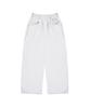 STANDARDERROR [All Seasons Or Fleece-Lined] 87-Stan277 Belted Obi Wide Loose Fit Sweatpants (3 Colors)