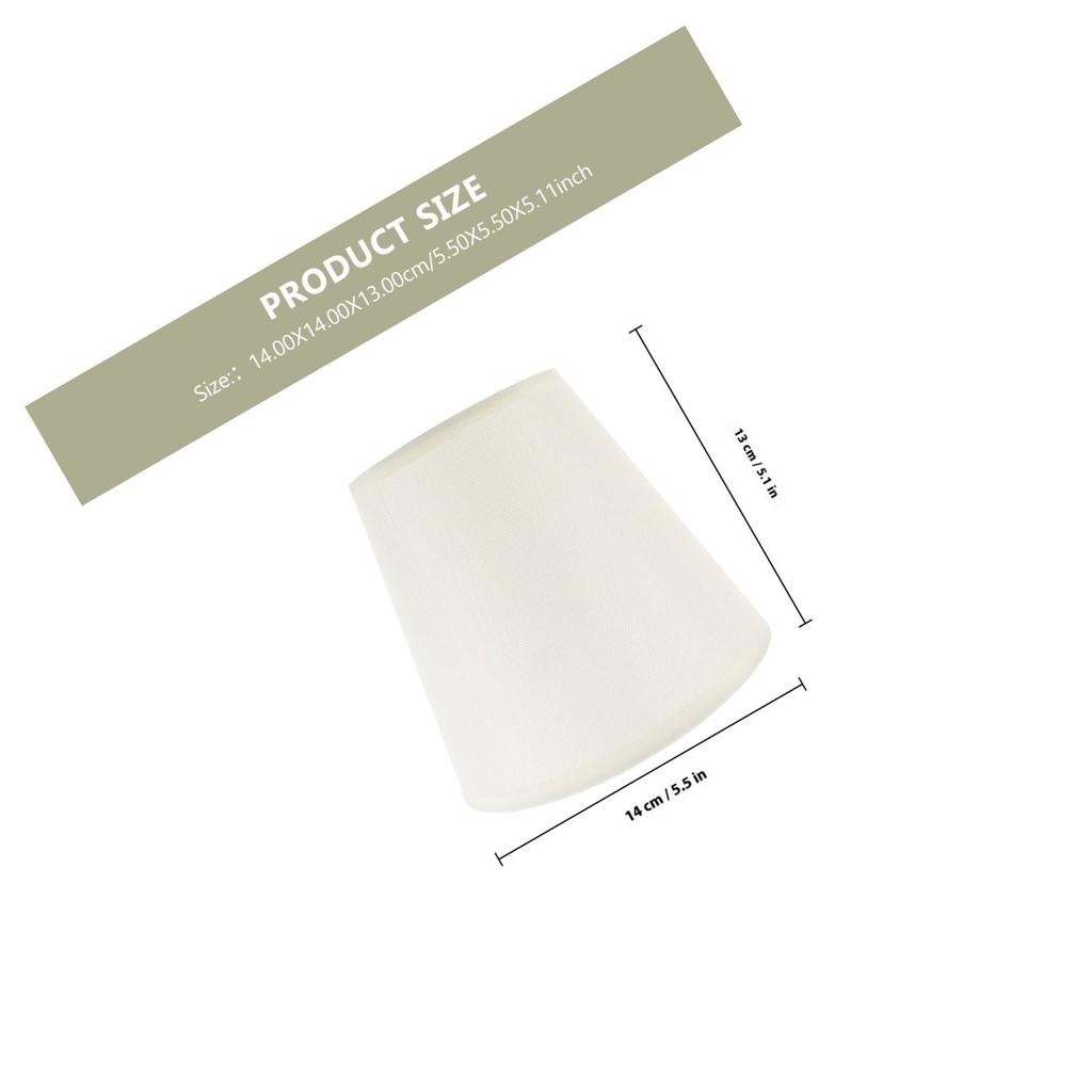 Fabric Lampshade Premium Cloth Lamp Shade Clip-on Light Cover for Table Floor Wall Lamps Cozy Protective Home Lighting