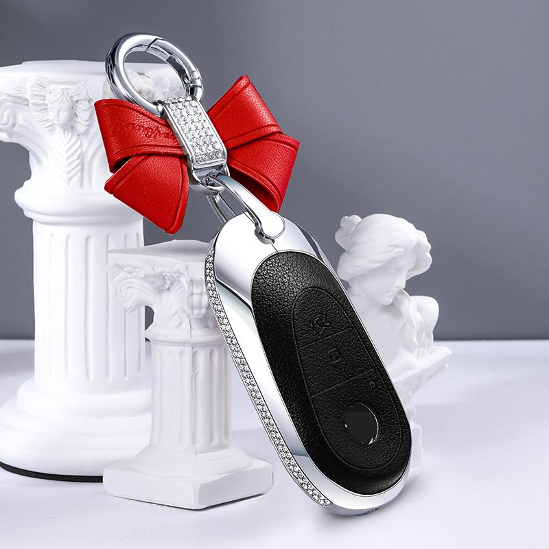 Luxury Diamond Car Remote Key Fob Case Key Cover For Mercedes Benz  C Class S Class W223 S350 S400 S450 S500 C200 C260