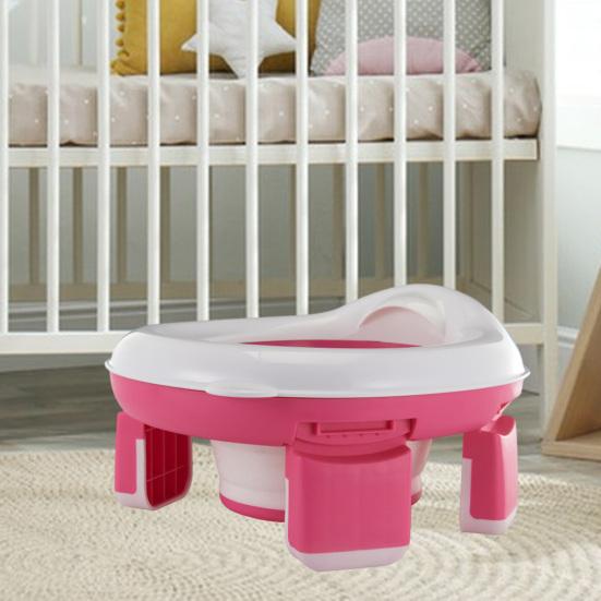 Portable Baby Toilet Seat Safe Comfortable Convenient Foldable Design Wide Application Baby Toilet for Travel