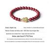 Cinnabar & Hetian Jade Lucky Gourd Amulet Bracelet
