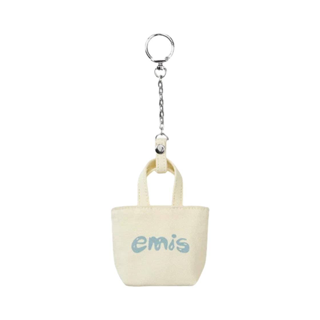 Emis Logo Tote Bag Keyring Ivory ONE SIZE