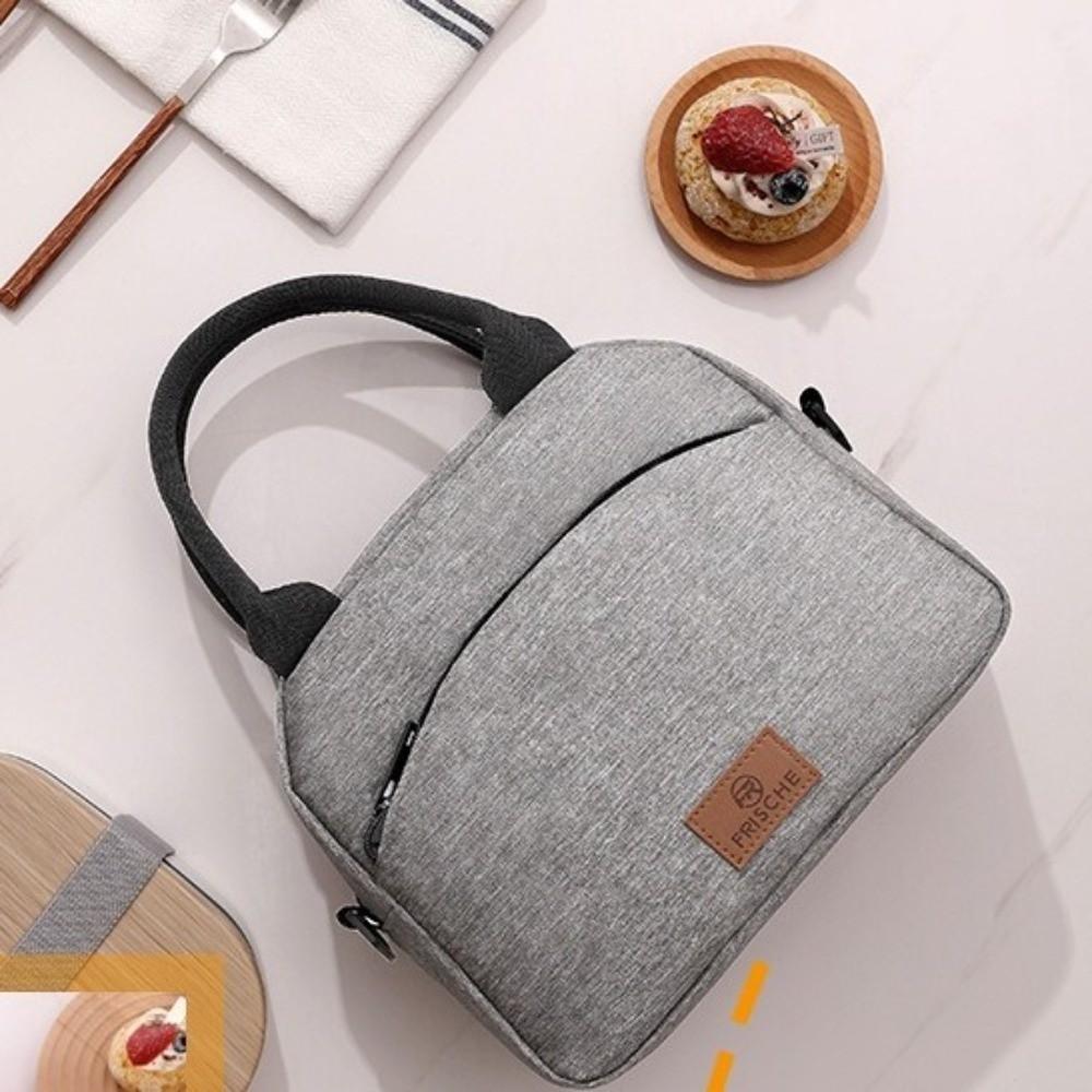 Oilproof Cooler Bag Leakproof Food Bag Portable Insulated Bag  Office