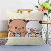 Cartoon Bubu and Dudu Pillow Anime Pillow Sofa Bed Head Pillow Cover Cushion Cover 45x45 cm Fashion