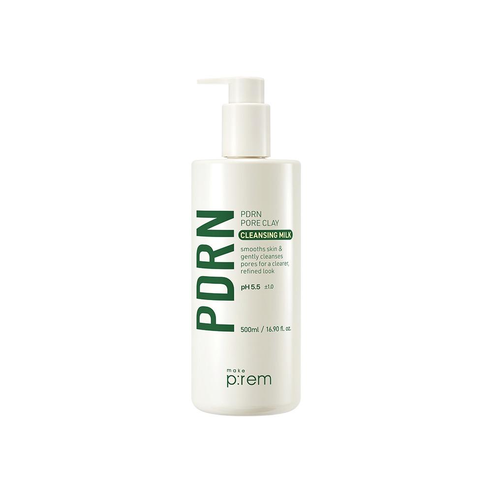 make p:rem PDRN Pore Clay Cleansing Milk Deep Face Wash Sebum Control 500ml