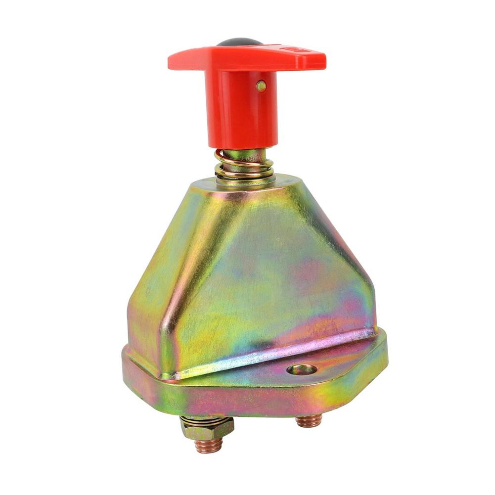 100A Battery Disconnect Switch With Mounting Bracket For Car RV Yacht Marine Cut Off Switch Automobiles Interior Parts Accessory