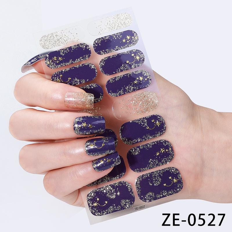 1/3pcs Women Hot Nail Sticker Plastic Sticker Nail Sticker Decals Art Casual Fashion Elegant Randomly