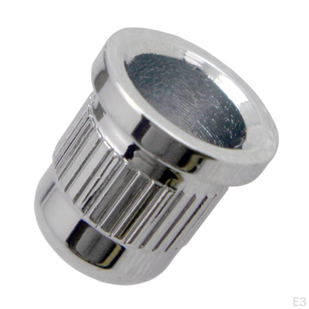 4 Pcs Thru Body String Mounting Ferrules Set for Electric Bass Guitar Parts