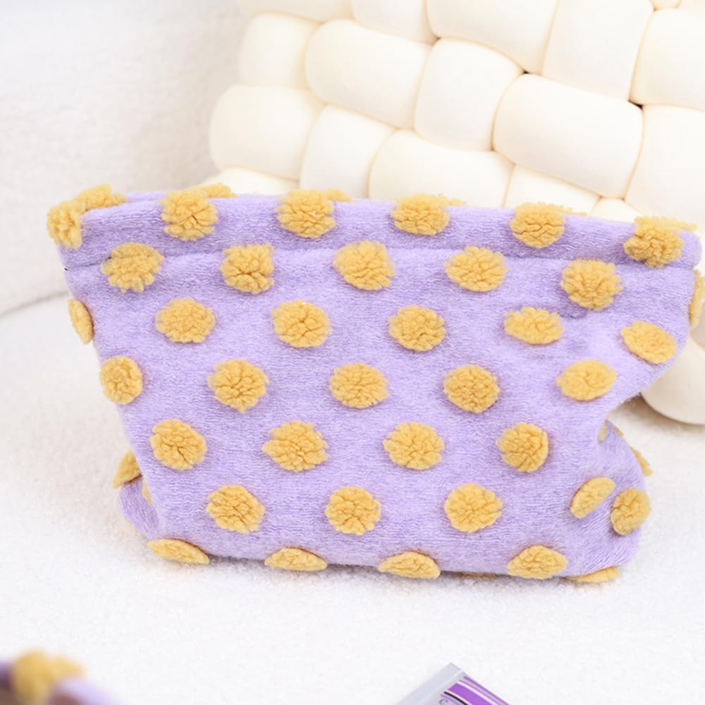 Clapoyis Large Capacity Square Makeup Cute and Size L Women's Pouch, Stylish,