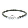 Noter Men Leather Bracelet Stainless Steel OT Buckle Bangle Pulsera De Cuero Wrap Braslet Locomotive Hiphop Rock Braclet Pulsera