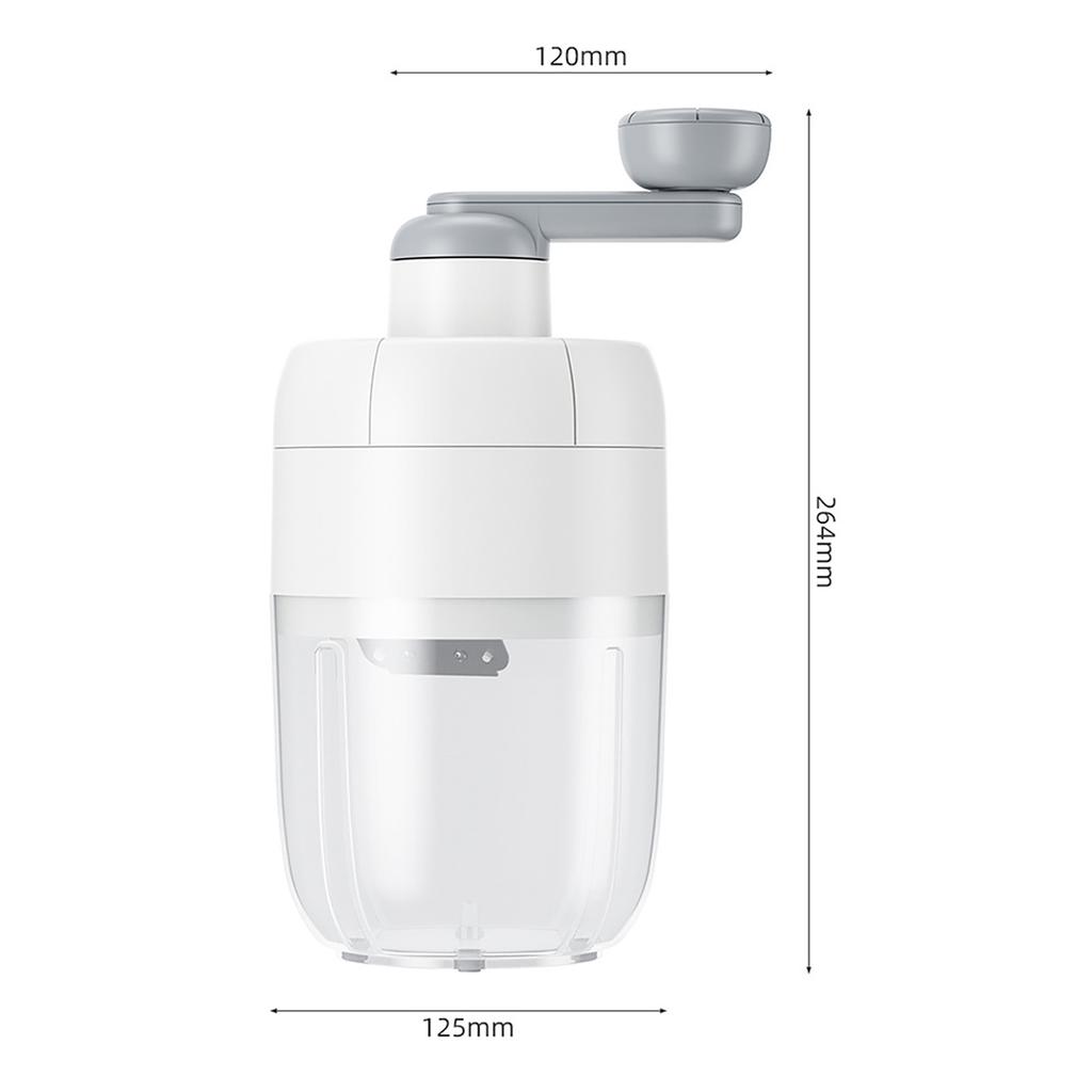 Manual Shaved Ice Snow Cone Maker Thickened Stainless Steel Blade Hand Ice Shaving Machine