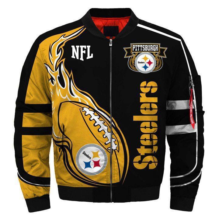 Herren NFL Falcons Team 3D-Druck Reißverschlussjacke