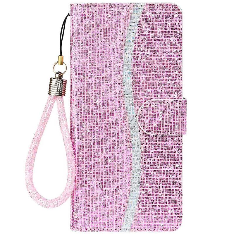 Wallet Flip Glitter Leather Case For Samsung Galaxy A51 A52 A53 A72 A71 A50 A70 A11 A21S A42 A13 A22 A32 A73 Note10 20 S9 S10