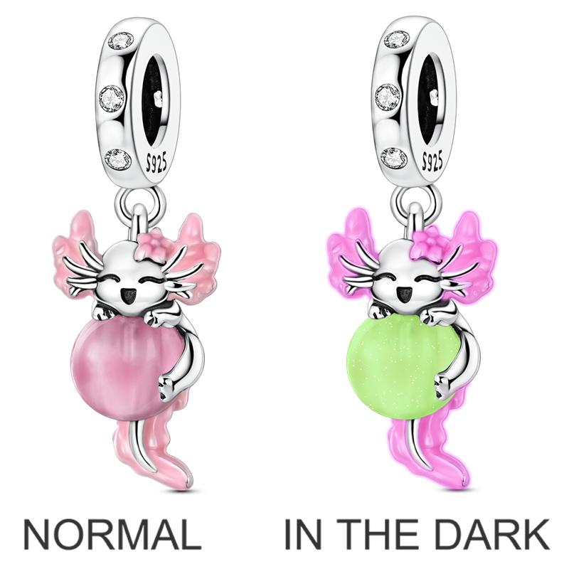 New Original Charms Bead Copper Inlaid Zirconium Bowknot Love Heart Balloon Pendants Fit Bracelets Diy Jewelry