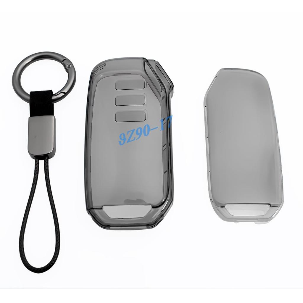 Transparent Black Tpu Car Smart Key Cover Case For Kia Sportage Nq5 K5 K8 Ev6 Sorento Seltos Optima Niro