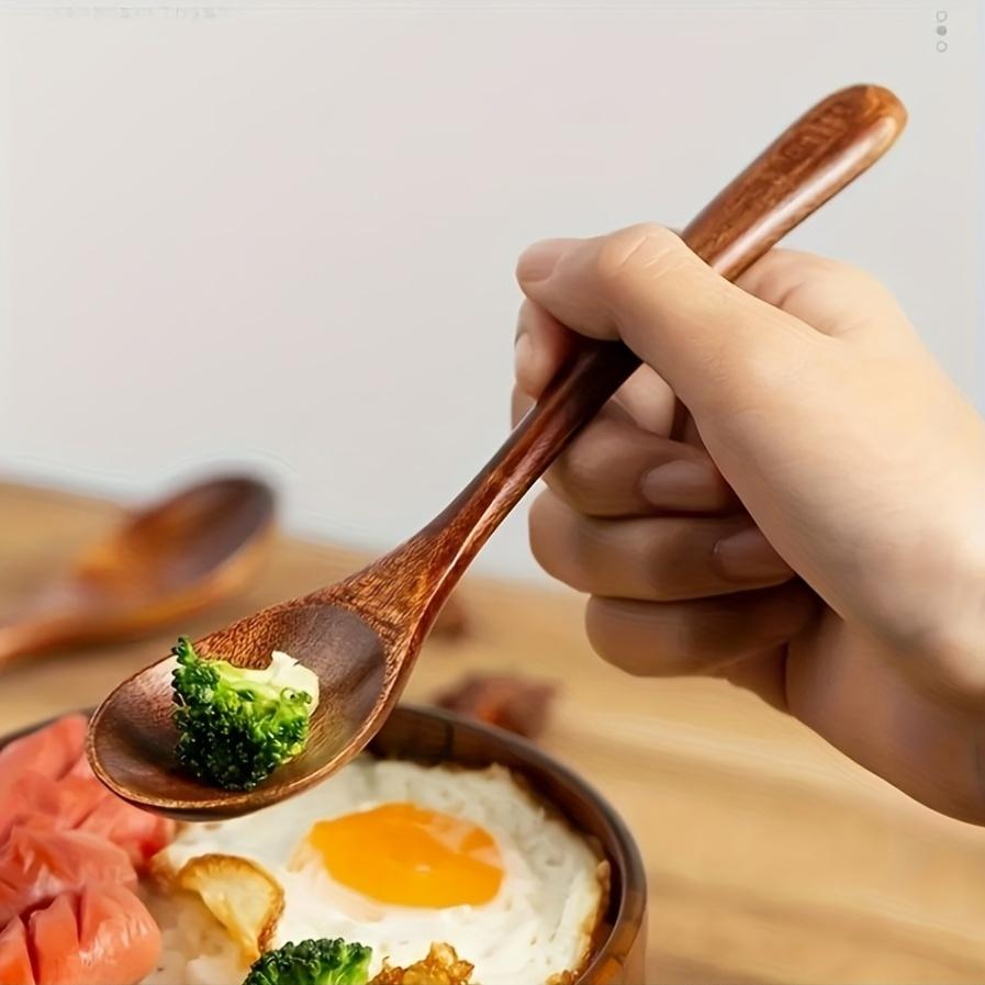 Modern Reusable Wooden Spoons Set For Dinner, Coffee, Milk, And Dessert for Parties Kitchen Gadgets