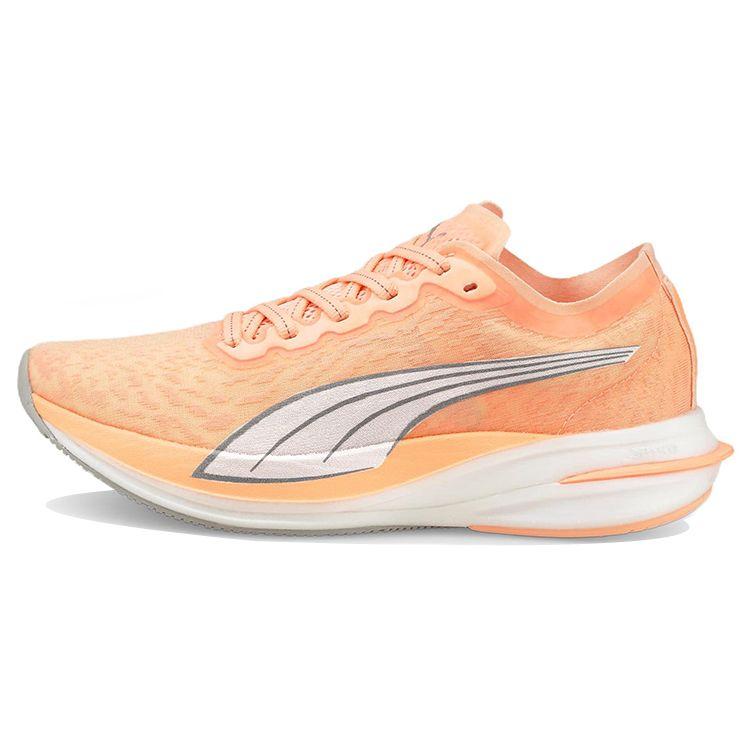 Puma Deviate Nitro Wildwash Reflective Night Vision Breathable Comfortable Mesh Shock Absorption Durable Low Top Training Running Shoes 376224-01