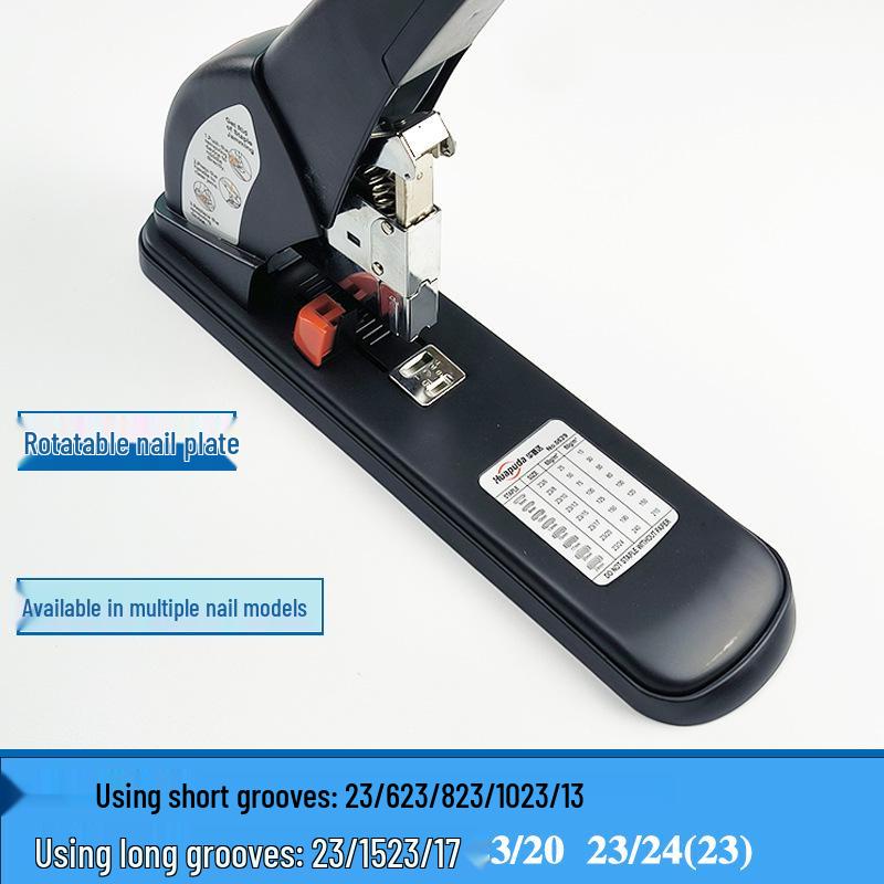 Huapuda Large Stapler for Office and Student Use – Heavy-Duty Binding Machine
