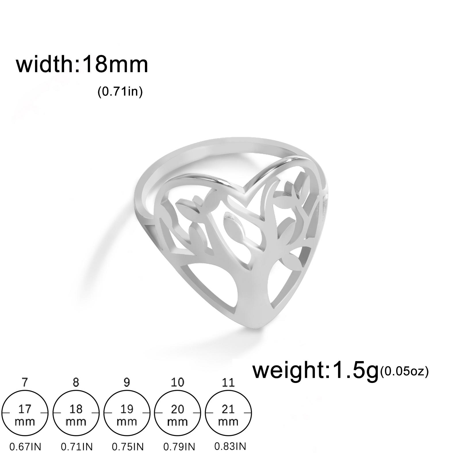 

Cazador Tree of Life Ring for Women Men Stainless Steel Amulet Jewelry Gold Color Couple Rings Anniversary Birthday Gifts 2025 7