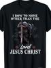 Unisex T-shirt Knights Templar Christian No. 1 Salute to Jesus Christ T-shirt