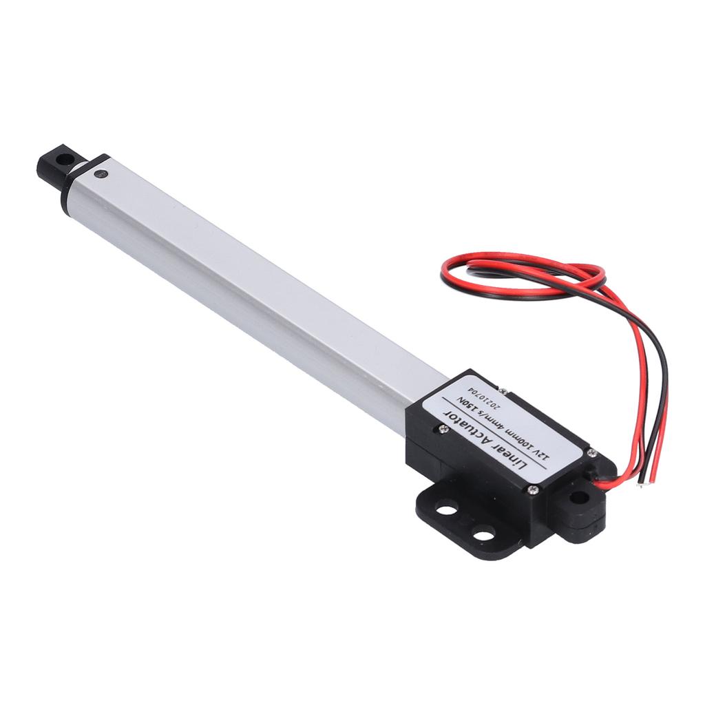 Linear Actuator 100mm 12V Input Voltage Low Noise Short Circuit Protection Mini Electric Linear Actuator4mm S 150N