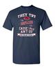 Sie versuchen, uns zu entmutigen, weil sie nicht wir sind Fußballmeister Erwachsenen DT T-Shirt Tee Unisex T-Shirt