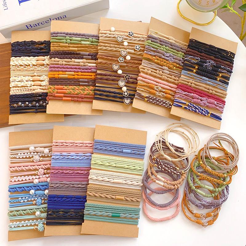 Elegant Elastic Headband & Ponytail Hair Tie Bracelet Set