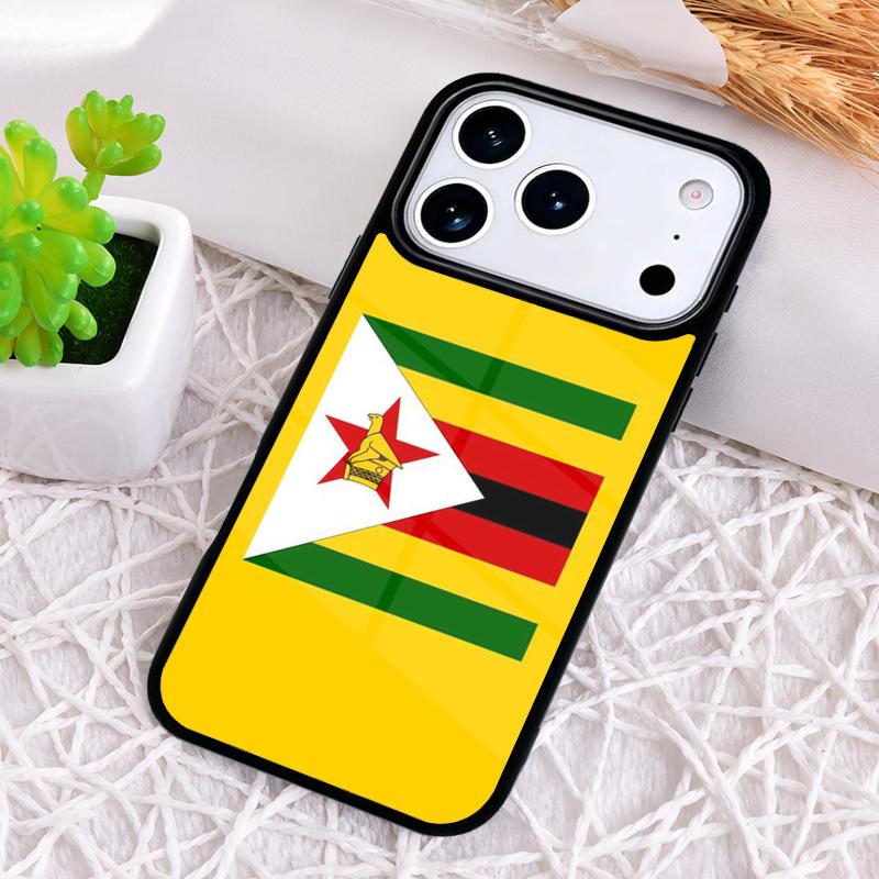 Zimbabwe Flag Shockproof Phone Case for iPhone 17 Air 16e 15 11 12 14 13 Pro Max Cover Coque