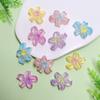 100pcs Transparent Flowers Nail Art Decorations Slime Charms Cabochons for Hairpin Phone Case Scrapbooking DIY Jewelry Craft
