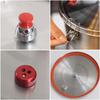 Outdoor Stove Top Pressure Cooker Meats Pots Stainless Steels Stove Pressure Cooker Meats Pots Camping Cookware Enduring