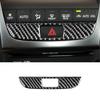 Carbon Fiber Interior Hazard Light Button Cover Trim For Lexus GS350/430/450h