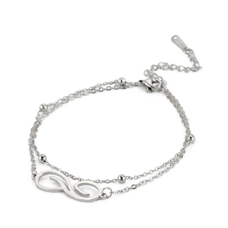 Double Layer Infinities Bracelet for Women Stainless Steel Comfortable Stylish and Versatile Jewelry Special Gifts
