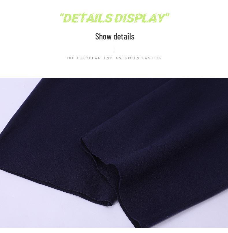 Pánské bezešvé sametové hřejivé kalhoty nadměrné velikosti slim fit - zimní bavlněná vlněná základní vrstva