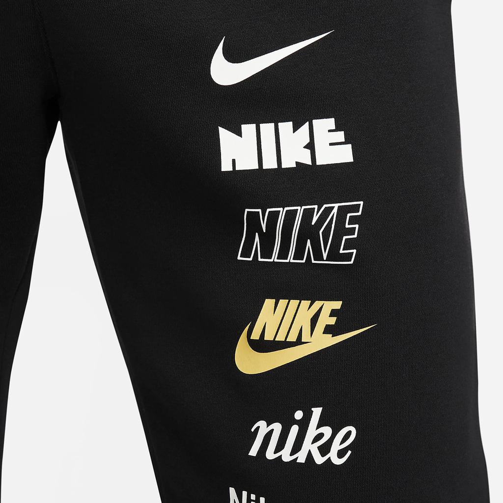 Nike Fleece Pullover Sweatshirt And Jogger Pants Set Men Sweatshirts Black DM6876-010+DX0796-010